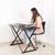 UpliftOffice.com VIVO Black 43” Folding Computer Desk, DESK-FD1QB, desk,VIVO