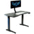 UpliftOffice.com VIVO Black 47” Electric Height-Adjustable Gaming Desk with LED Lights, DESK-GME2B, desk,VIVO