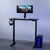UpliftOffice.com VIVO Black 47” Electric Height-Adjustable Gaming Desk with LED Lights, DESK-GME2B, desk,VIVO