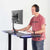 UpliftOffice.com VIVO Black 47” Electric Height-Adjustable Gaming Desk with LED Lights, DESK-GME2B, desk,VIVO