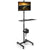 UpliftOffice.com VIVO Black Adjustable Computer Mobile Cart, CART-PC02T, accessories,VIVO