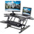 UpliftOffice.com VIVO Black Corner Electric Height Adjustable Cubicle Sit-to-Stand Desk Riser, DESK-V000VCE, Desk Riser,VIVO