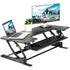 VIVO 42" Black Electric Height-Adjustable Extra Wide StandUp Desk Converter, DESK-V000VLE