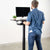 UpliftOffice.com VIVO Black Electric Height-Adjustable Tall Standing Monitor Sit-Stand Desk,  DESK-V111B, desk,VIVO