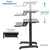 UpliftOffice.com VIVO Black Electric Height-Adjustable Tall Standing Monitor Sit-Stand Desk,  DESK-V111B, desk,VIVO