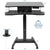 UpliftOffice.com VIVO Black Electric Height-Adjustable Tall Standing Monitor Sit-Stand Desk,  DESK-V111B, desk,VIVO