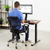 UpliftOffice.com VIVO Black Electric Height-Adjustable Standing Desk Frame Base, DESK-V101EB, Desk Frame,VIVO