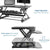 UpliftOffice.com VIVO Black Height Adjustable 35