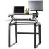 VIVO Black 36" Height-Adjustable Tabletop Converter w/ Heavy-Duty Desk Frame, DESK-KIT-DBS7