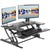 UpmostOffice.com VIVO Black Height-Adjustable 36” Sit-to-Stand Desk Tabletop Monitor Riser, DESK-V000V2, DESK-V000V