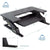 UpliftOffice.com VIVO Black Height Adjustable Standing Desk Monitor Riser 36