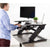 UpliftOffice.com VIVO Black Height Adjustable Standing Desk Monitor Riser 36