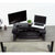 UpliftOffice.com VIVO Black Height Adjustable Standing Desk Monitor Riser 36