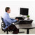 UpliftOffice.com VIVO Black Height Adjustable Standing Desk Monitor Riser 36