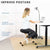 UpliftOffice.com VIVO Black Kneeling Chair with Wheels, CHAIR-K03D, chair,VIVO