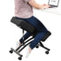 VIVO Black Kneeling Chair with Wheels, CHAIR-K05B