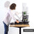 UpliftOffice.com VIVO Black Manual Height Adjustable Two-Tier Standing Tabletop Desk Converter, DESK-V000Y, Desk Riser,VIVO