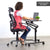 UpliftOffice.com VIVO Black Pneumatic-Spring Mobile Workstation Cart, CART-V05H, desk,VIVO