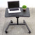 UpliftOffice.com VIVO Black Pneumatic-Spring Mobile Workstation Cart, CART-V05H, desk,VIVO