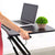 UpliftOffice.com VIVO Black Pneumatic-Spring Mobile Workstation Cart, CART-V05H, desk,VIVO