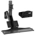 VIVO Black Sit-to-Stand Single Monitor Wall Mount Workstation, STAND-SIT1WD
