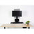 UpliftOffice.com VIVO Black Sit-to-Stand Single Monitor Wall Mount Workstation, STAND-SIT1WD, accessories,VIVO