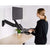 UpliftOffice.com VIVO Black Sit-to-Stand Single Monitor Wall Mount Workstation, STAND-SIT1WD, accessories,VIVO