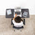 UpliftOffice.com VIVO Black Wall Mounted 43” Folding Workbench, MOUNT-SF1FB, accessories,VIVO