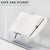 UpliftOffice.com VIVO Book Holder Stand for Kids Height Adjustable Desk and Chair Set, White, Desk-BOOK3, accessories,VIVO