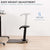 UpmostOffice.com VIVO CHAIR-S02M Posture Chair with Anti-Fatigue Mat height range LeanRite chair