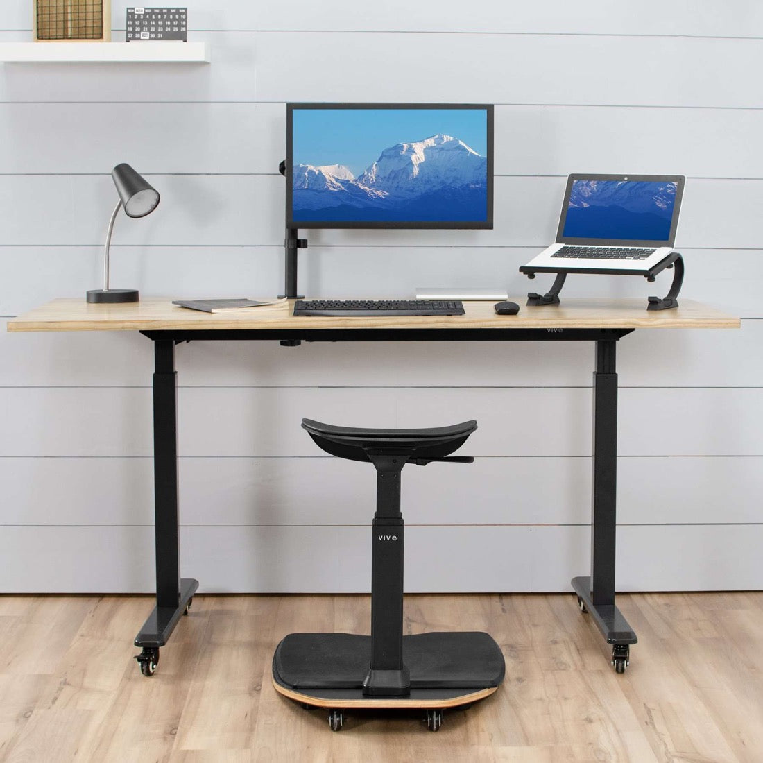 VIVO Leaning Posture Chair with Anti-Fatigue Mat CHAIR-S02M by Upmost Office