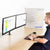 UpliftOffice.com VIVO Clamp-on 24” Whiteboard, DESK-WB24C, accessories,VIVO