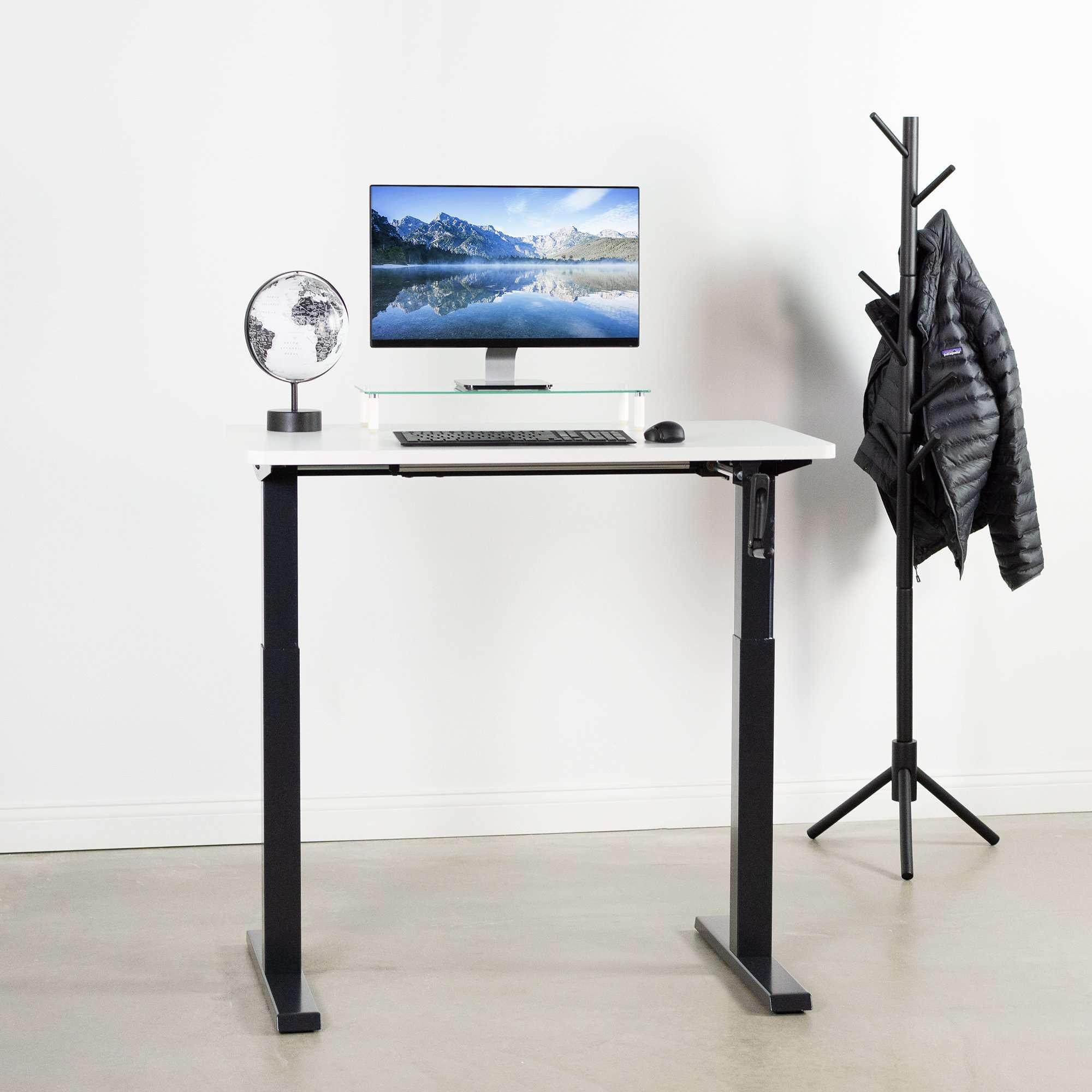 VIVO Compact Crank Height Adjustable Desk Frame, DESK-M051MB,  Upliftoffice.com – Upmost Office