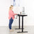 UpliftOffice.com VIVO Compact Crank Height-Adjustable Desk Frame, DESK-M051MB/M051MW, Desk Frame,VIVO