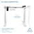 UpliftOffice.com VIVO Compact Electric Single Motor Desk Frame, DESK-E151EW/E151EB, w/ Memory Pad Controller, Desk Frame,VIVO