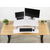 UpliftOffice.com VIVO White Deluxe Height-Adjustable Standing Tabletop Desk Monitor Riser, DESK-V000DW, Desk Riser,VIVO