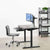 UpliftOffice.com VIVO DESK-KIT-1B4E Electric 43” x 24” Standing Desk, Espresso Table Top, Black, desk,VIVO