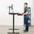 UpliftOffice.com VIVO DESK-KIT-1B4E Electric 43” x 24” Standing Desk, Espresso Table Top, Black, desk,VIVO