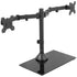 VIVO Dual-Monitor Desk Stand for 2 Screens Up to 27" | Heavy-Duty Adjustable Arms w/ Max VESA 100x100mm, STAND-V002FG