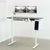 UpliftOffice.com VIVO Electric 60”x24” Standing Desk, Dark Top White Frame w/ Memory Pad, DESK-KIT-1W6D/1W6E, desk,VIVO