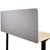 UpmostOffice.com VIVO Gray 60” x 24” Clamp-on Desk Privacy Panel, PP-1-V060G, accessories,VIVO