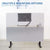 UpliftOffice.com VIVO Gray 60” x 24” Clamp-on Desk Privacy Panel, PP-1-V060G, accessories,VIVO