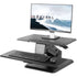 VIVO Height Adjustable Standing Desk Gas Spring Tabletop Riser Sit Stand Station, DESK-V011G