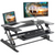 UpliftOffice.com VIVO Height Adjustable Standing Desk Monitor Riser Tabletop Sit to Stand DESK-V000B, Black, Desk Riser,VIVO