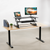 UpliftOffice.com VIVO Height Adjustable Standing Desk Monitor Riser Tabletop Sit to Stand DESK-V000B, Black, Desk Riser,VIVO