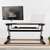 UpliftOffice.com VIVO Height Adjustable Standing Desk Monitor Riser Tabletop Sit to Stand DESK-V000B, Black, Desk Riser,VIVO