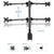 UpliftOffice.com VIVO Hex 6 Monitor Desk Mount Stand for Monitors up to 32