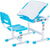 UpliftOffice.com VIVO Kids' Height-Adjustable Desk and Chair, DESK-V201B/V201G/V201P, Blue,desk,VIVO