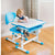 UpliftOffice.com VIVO Kids' Height-Adjustable Desk and Chair, DESK-V201B/V201G/V201P, desk,VIVO