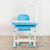 UpliftOffice.com VIVO Kids’ Height-Adjustable Desk & Chair w/ LED Lamp, DESK-V303B/V303P/303G, desk,VIVO